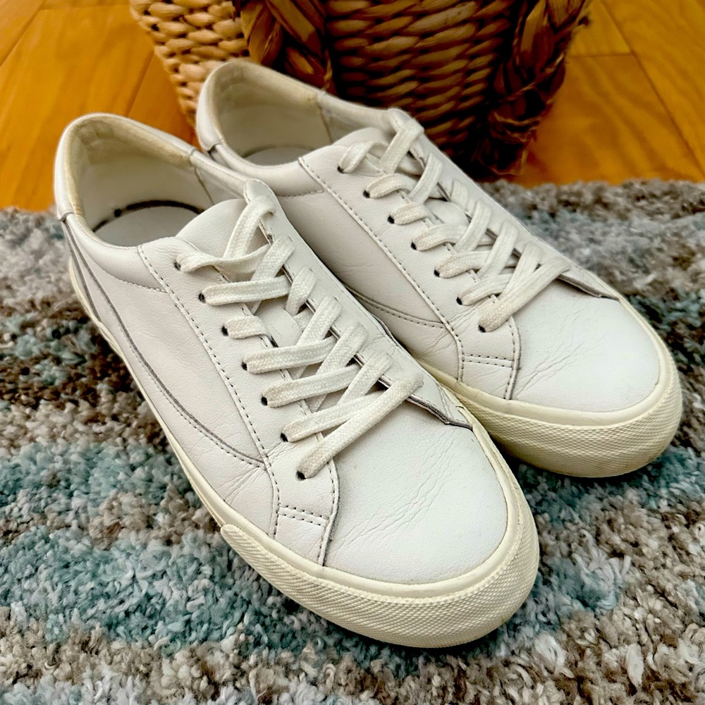 Madewell Sidewalk Low-Top Sneakers - 7M White